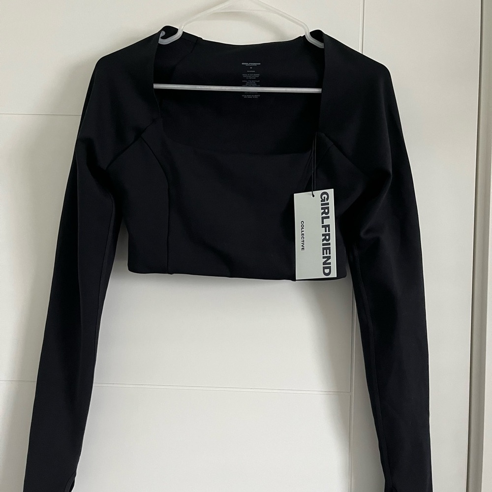 Girlfriend Collective Black Kinsey Top